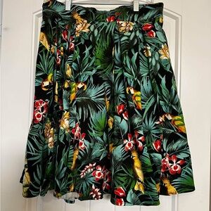 Laura Byrnes designs pinup girl clothing little jun skirt size 2x
